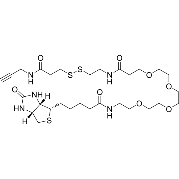 Biotin-PEG(4)-SS-Alkyne 1260247-54-8